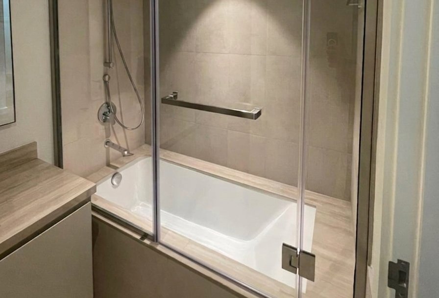 fixed tub to ceiling glass panel fixed tub to ceiling glass panel