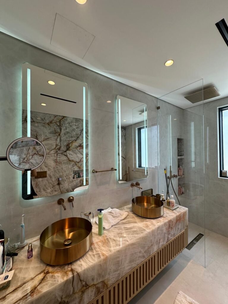 led mirror with touch botton and anti fog led mirror with touch botton and anti fog