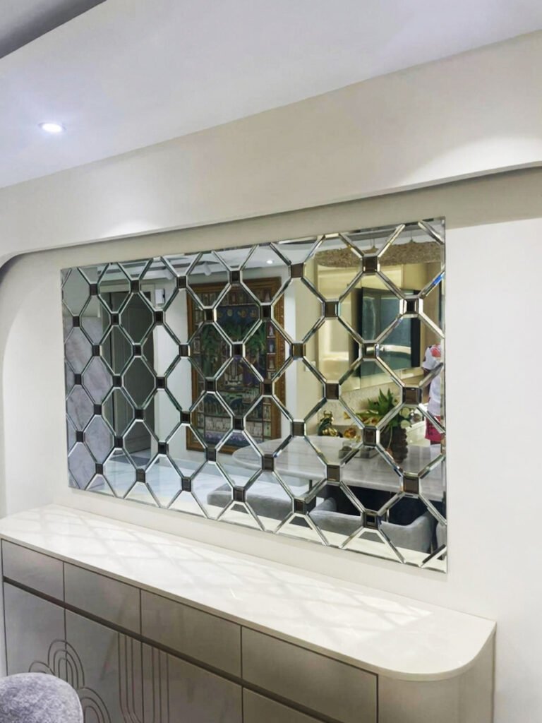 beveled mirror