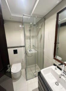 folding shower glass 5757