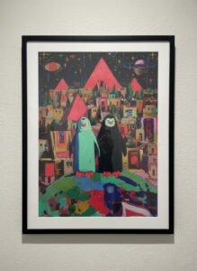 frame with mount 3654