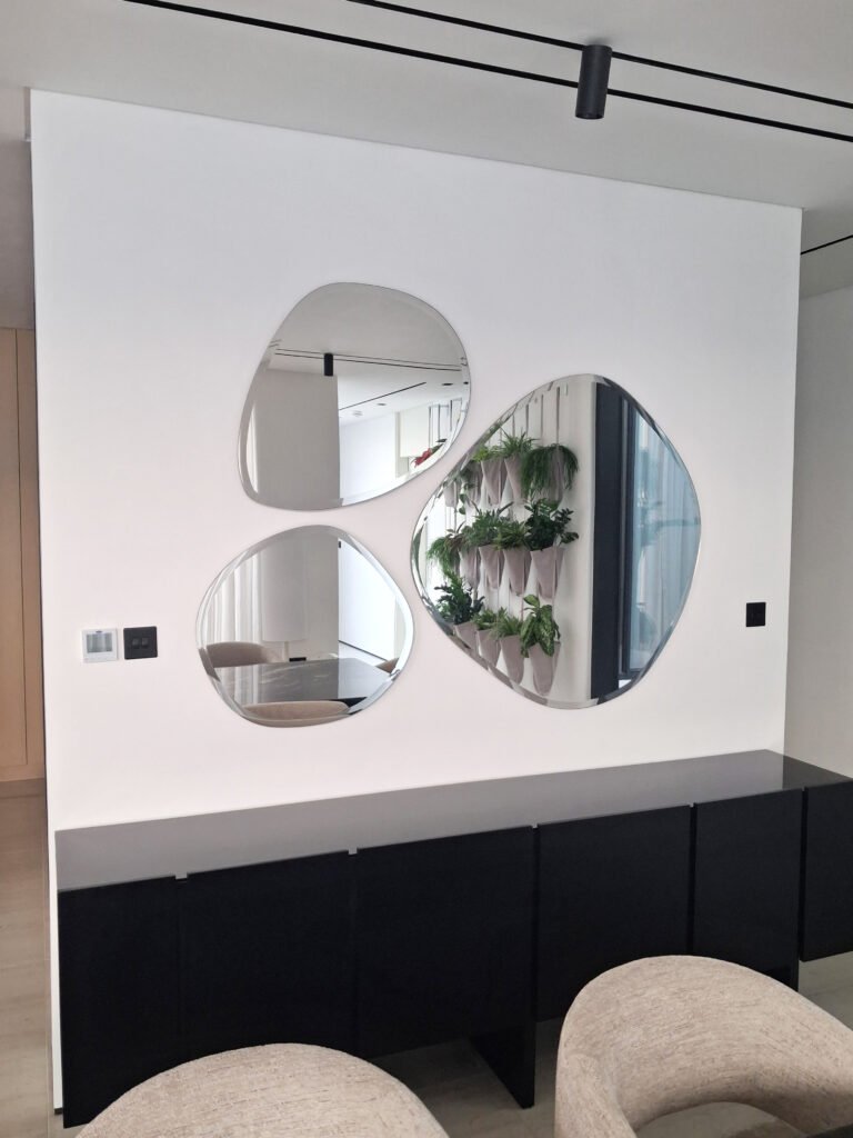 irregular shape mirror 
